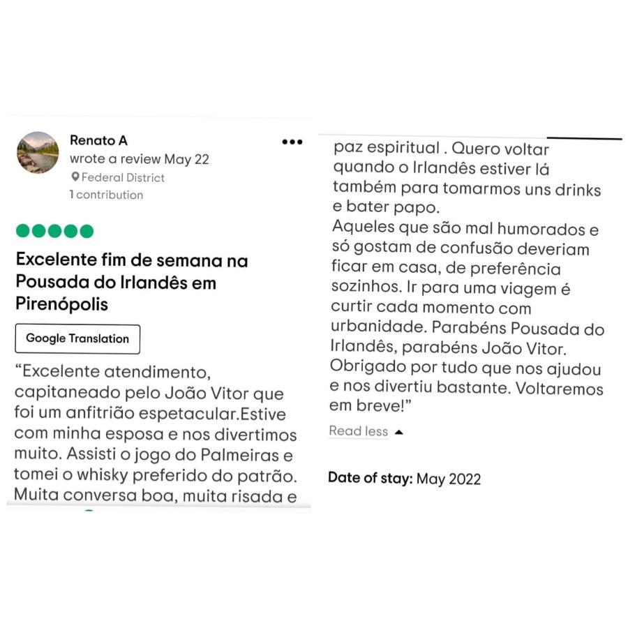 Pousada Do Irlandes Pirenópolis Kültér fotó